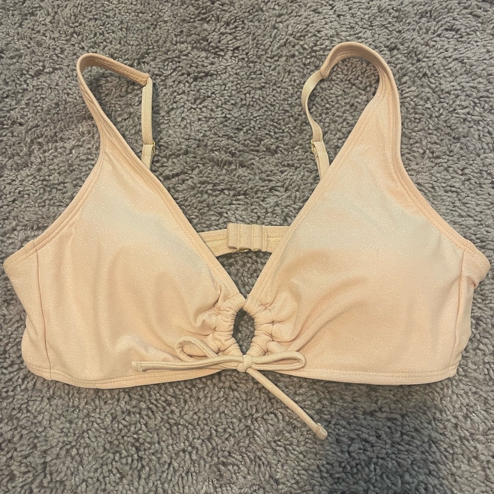 Shade & Shore yellow bikini top